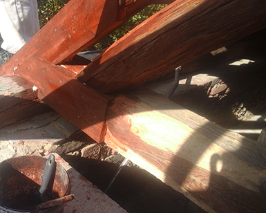 Oprava starého krovu