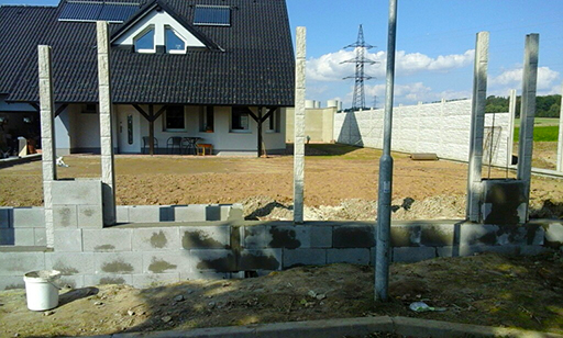 Terénní úpravy a obezdění zahrady